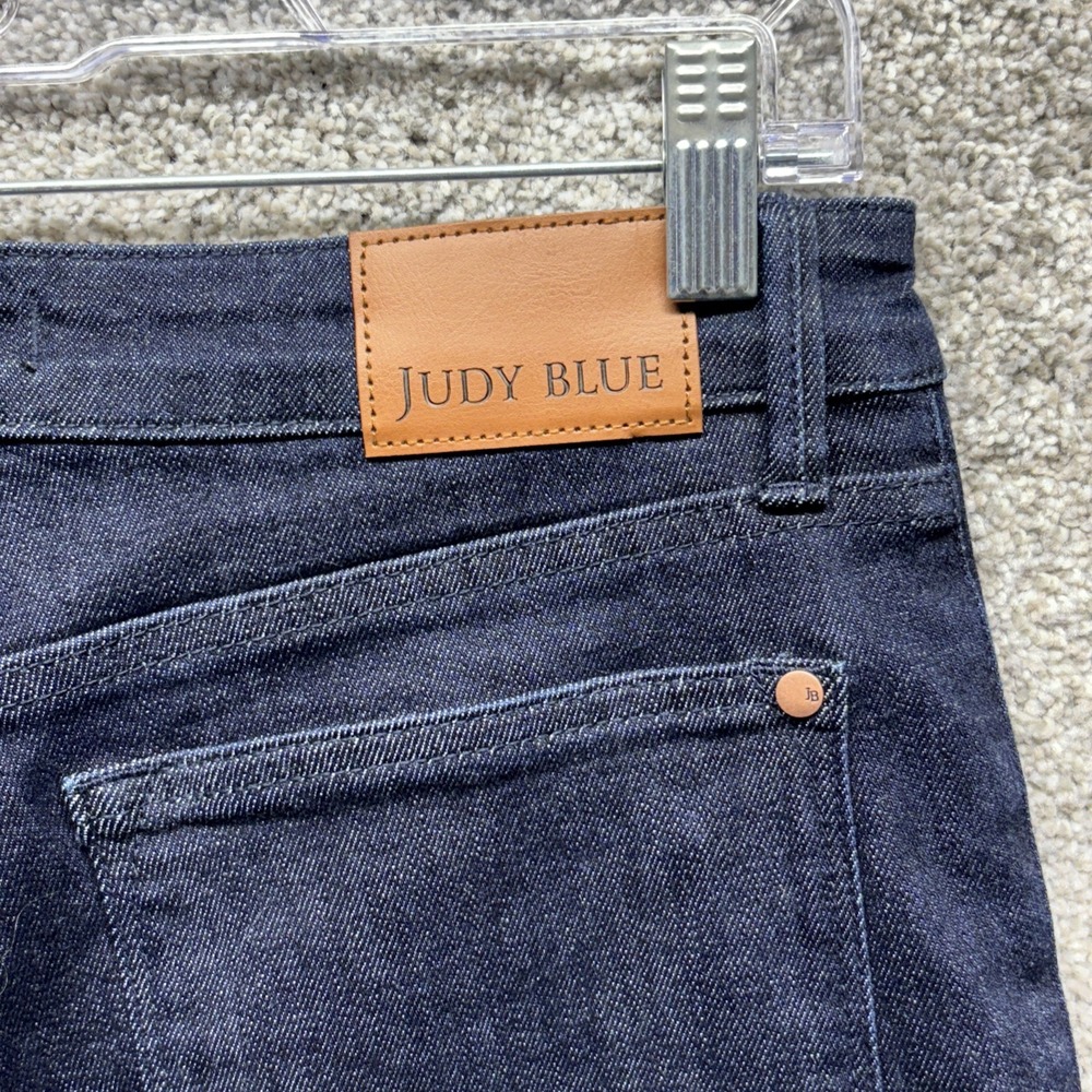 Judy Blue Wide Leg Denim Jeans‎ Women's 11/30x25 Cropped Blue Braided Sides NWOT - Picture 10 of 14